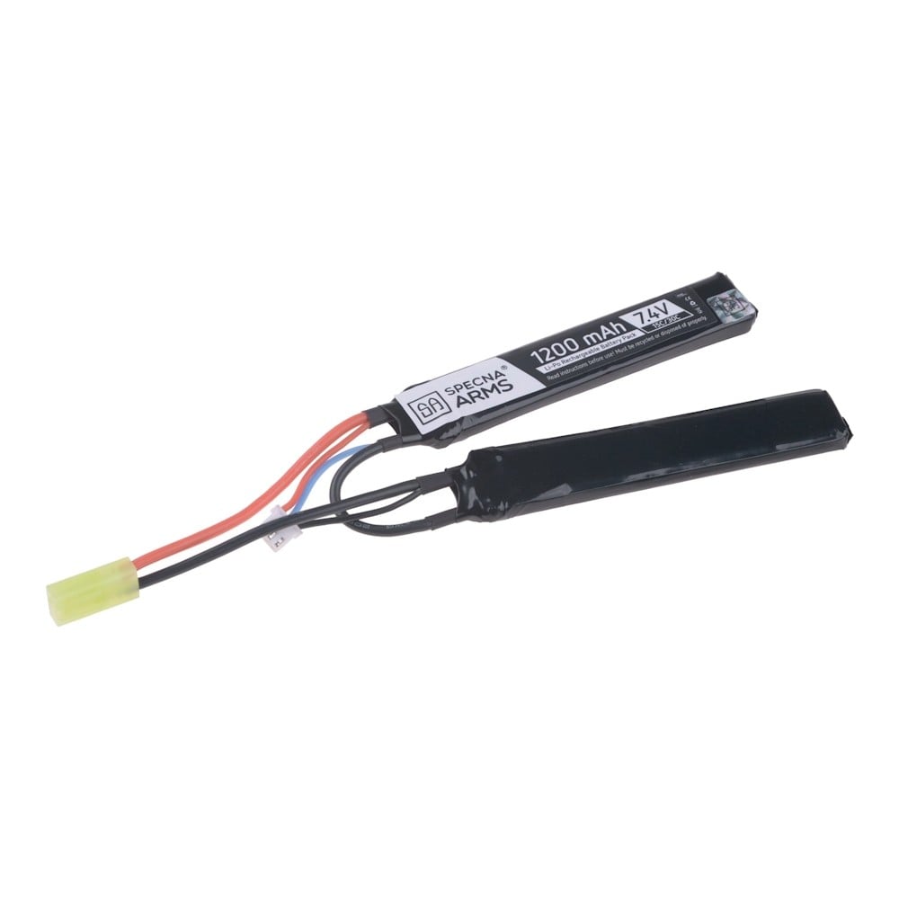 Batteria Li-Po 7.4V 1200mAh 15/30C Butterfly di SPECNA ARMS