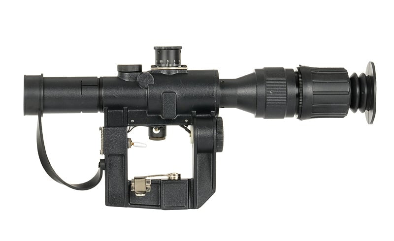 Ottica tipo PSO-1 4x24 per SVD/SVU di S&T