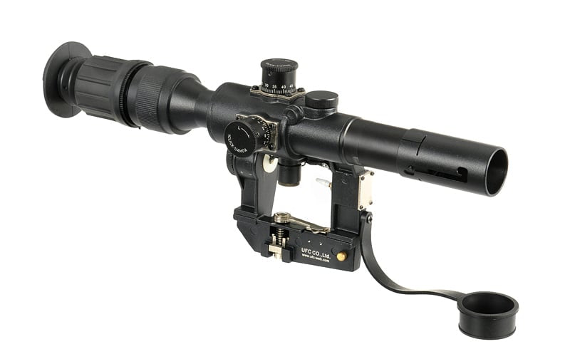 Ottica tipo PSO-1 4x24 per SVD/SVU di S&T