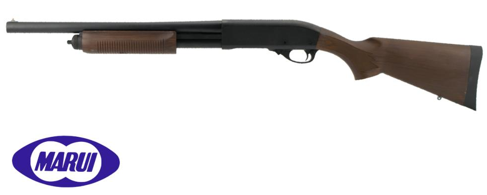 Fucile a pompa a gas M870 Tokyo Marui, finto legno e nero