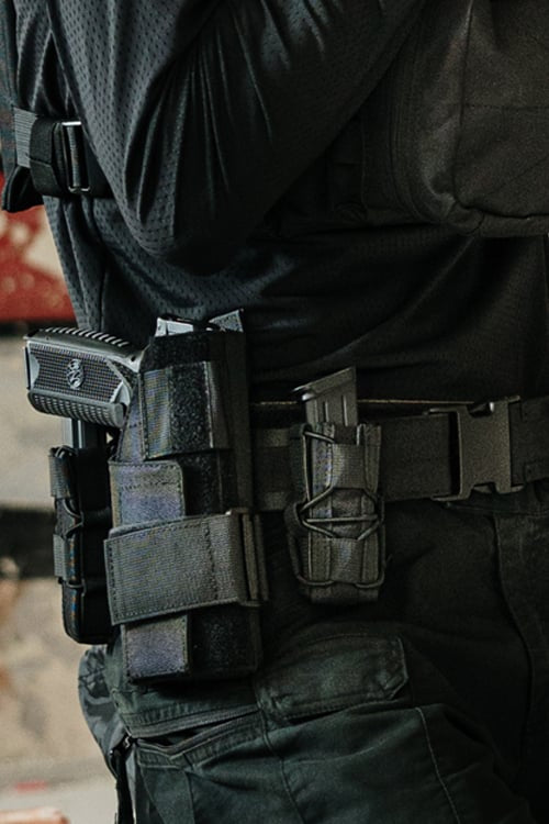 Pouch per caricatori pistola nera di 8FIELDS