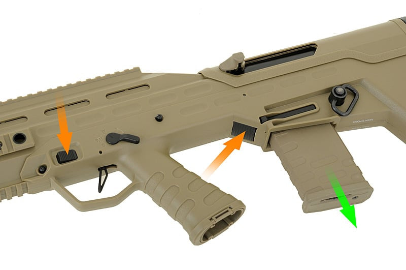 Fucile Urban Assault Rifle - Tan di APS