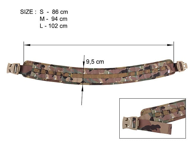 Cintura Tattica MOLLE di EMERSONGEAR