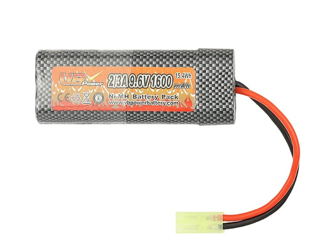 Batteria NiMH 1600mAh 9,6V per AUG/KU di 8FIELDS