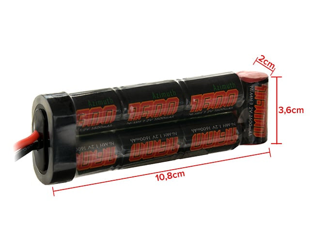 Batteria Ni-MH 8,4V 1600mAh di IPOWER