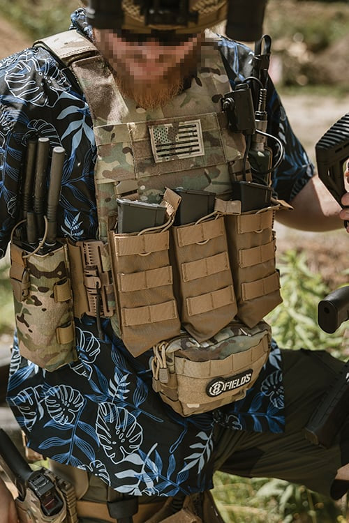 Open Top Triple 7.62x39 AK Mag Pouch di 8FIELDS