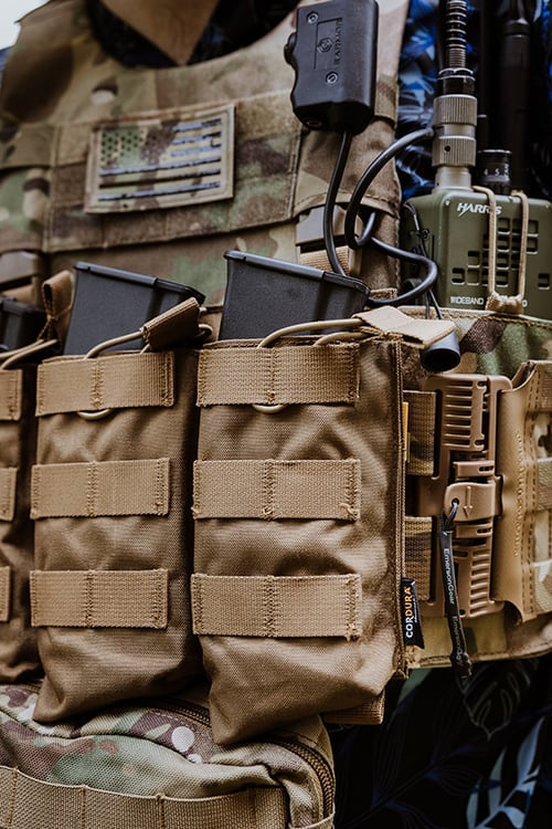 Open Top Triple 7.62x39 AK Mag Pouch di 8FIELDS