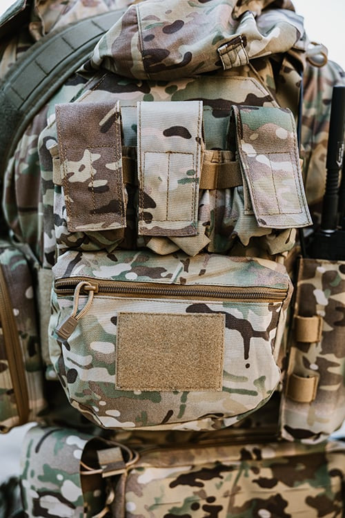 Assault Back Panel - Multicamo di 8FIELDS