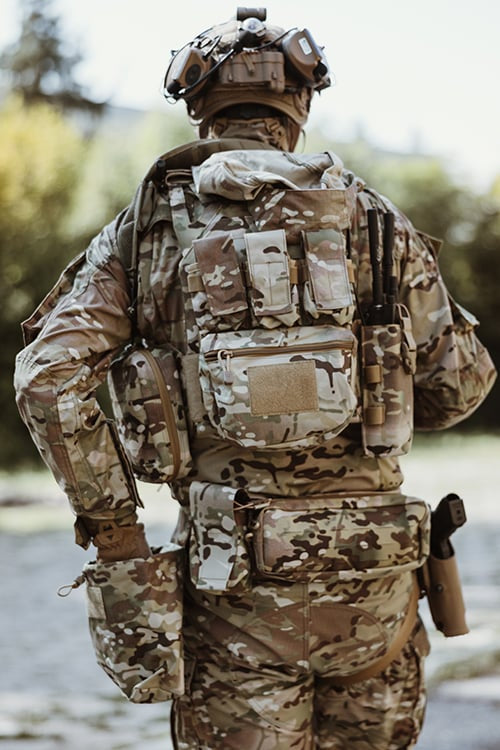 Assault Back Panel - Multicamo di 8FIELDS