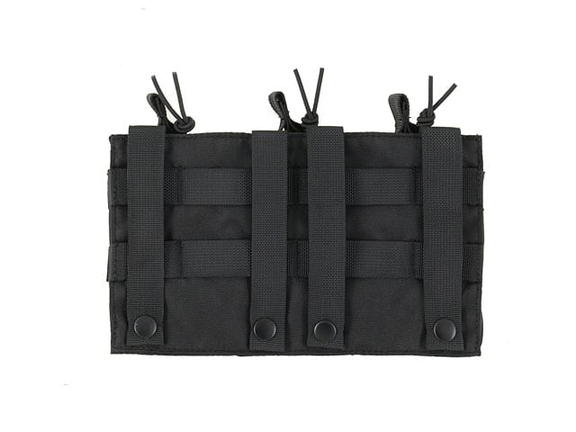 Triple Open Top 7.62 Mag Pouch - Black di 8FIELDS