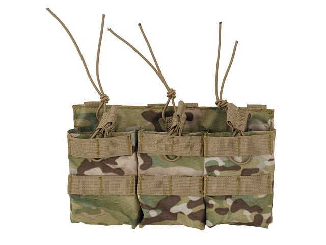 Triple Open Top 7.62 Mag Pouch - Multicamo di 8FIELDS