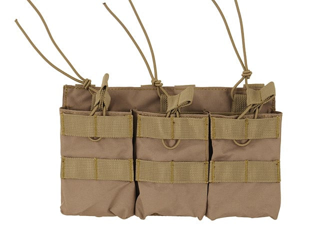 Triple Open Top 7.62 Mag Pouch - Coyote di 8FIELDS