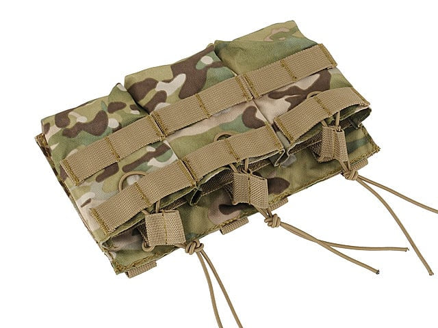 Triple Open Top 7.62 Mag Pouch - Multicamo di 8FIELDS