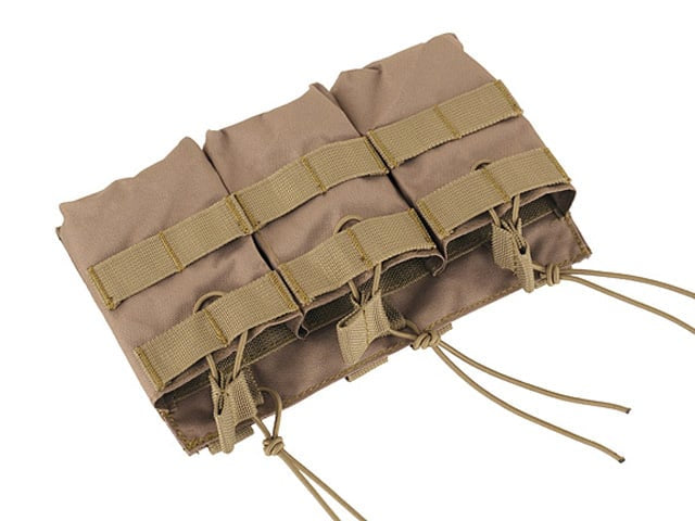 Triple Open Top 7.62 Mag Pouch - Coyote di 8FIELDS