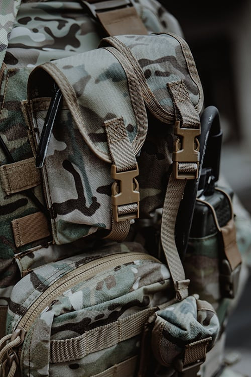Smoke Grenade Pouch - Multicamo di 8FIELDS