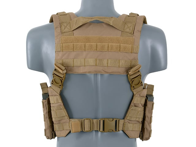 Split Front Chest Harness - Coyote di 8FIELDS