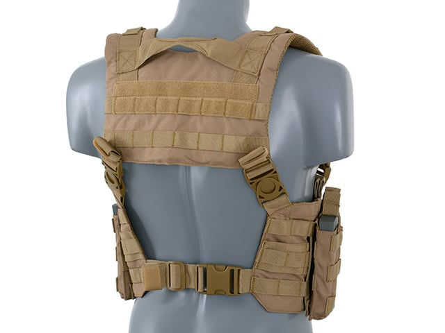 Split Front Chest Harness - Coyote di 8FIELDS