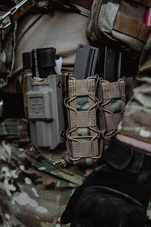Pouch Estesa per Pistola - Multicamo di 8FIELDS