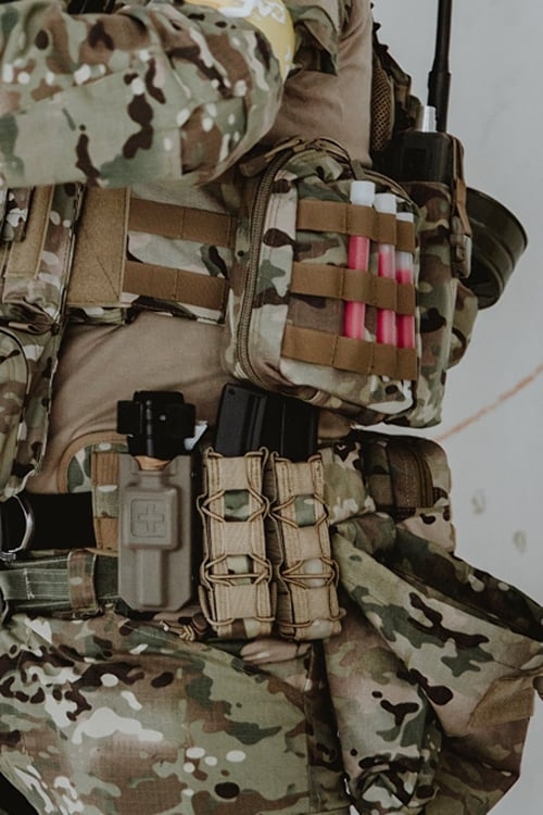 Pouch Estesa per Pistola - Multicamo di 8FIELDS