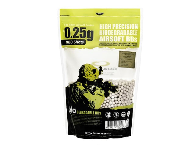 Pallini BIO 0.25g ad Alta Precisione di GUARDER