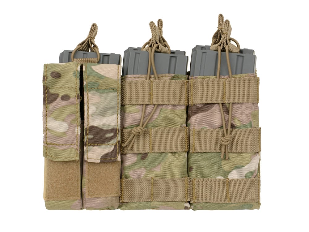 Triple 5.56 Mag/Pistol Pouch Panel di 8FIELDS