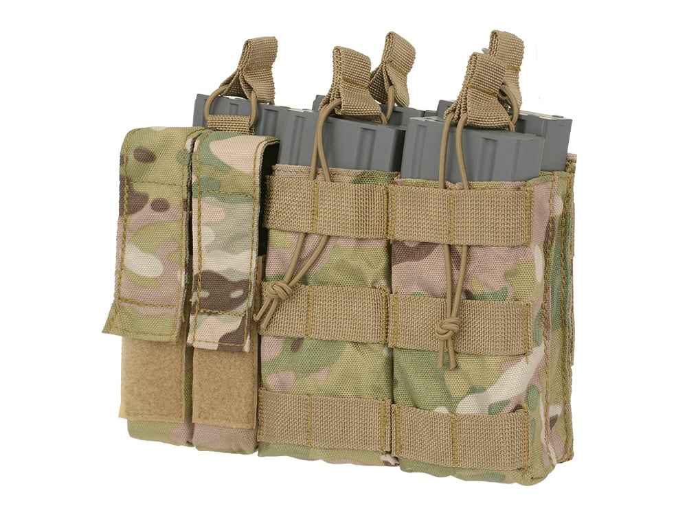 Triple 5.56 Mag/Pistol Pouch Panel di 8FIELDS