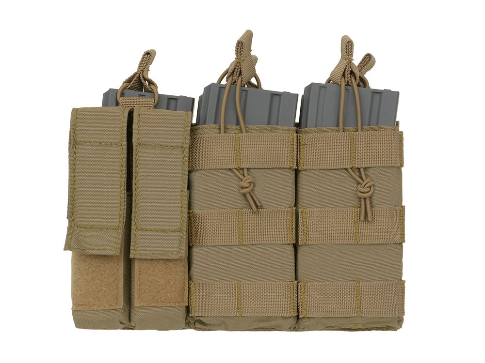 Triple 5.56 Mag/Pistol Pouch Panel di 8FIELDS