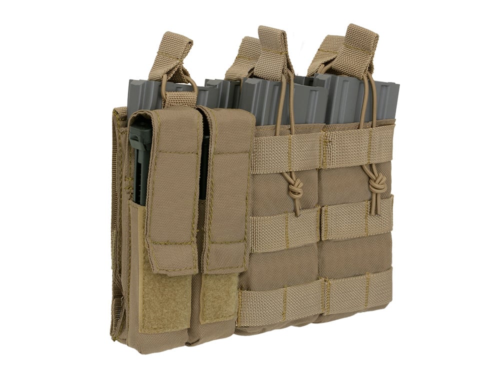 Triple 5.56 Mag/Pistol Pouch Panel di 8FIELDS