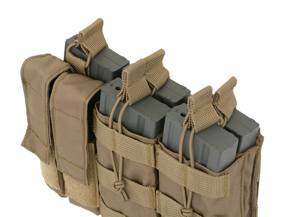 Triple 5.56 Mag/Pistol Pouch Panel di 8FIELDS