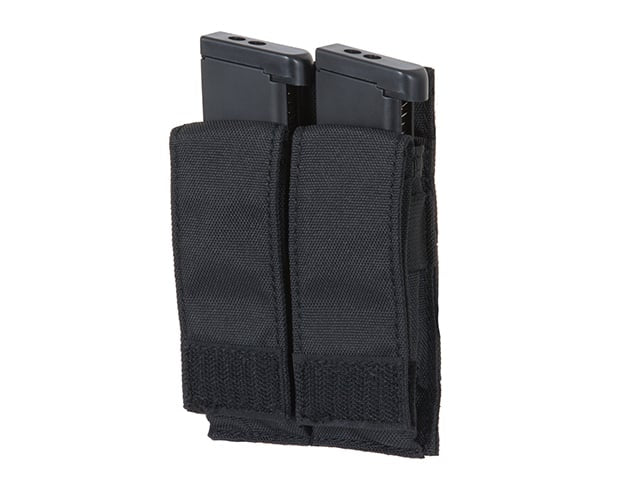 Double Pistol Mag Pouch nera di 8FIELDS
