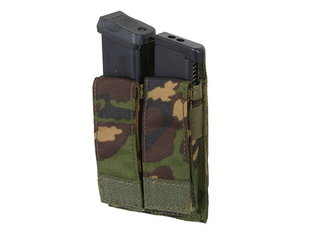 Double Pistol Mag Pouch nera di 8FIELDS