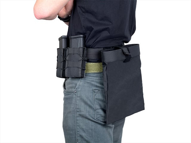 Belt Mounted Dump Pouch - Black di 8FIELDS