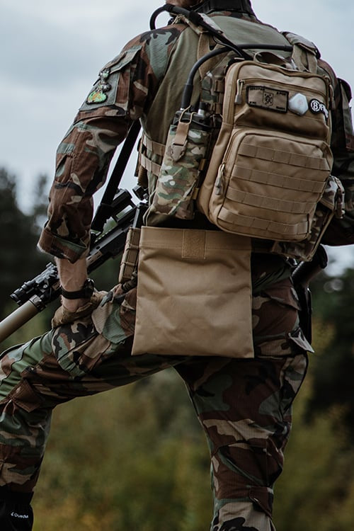 Belt Mounted Dump Pouch - Coyote di 8FIELDS