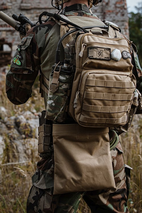 Belt Mounted Dump Pouch - Coyote di 8FIELDS