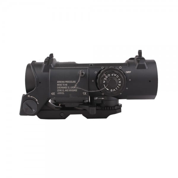 Red Dot DR 1X-4X Nero di BIG DRAGON
