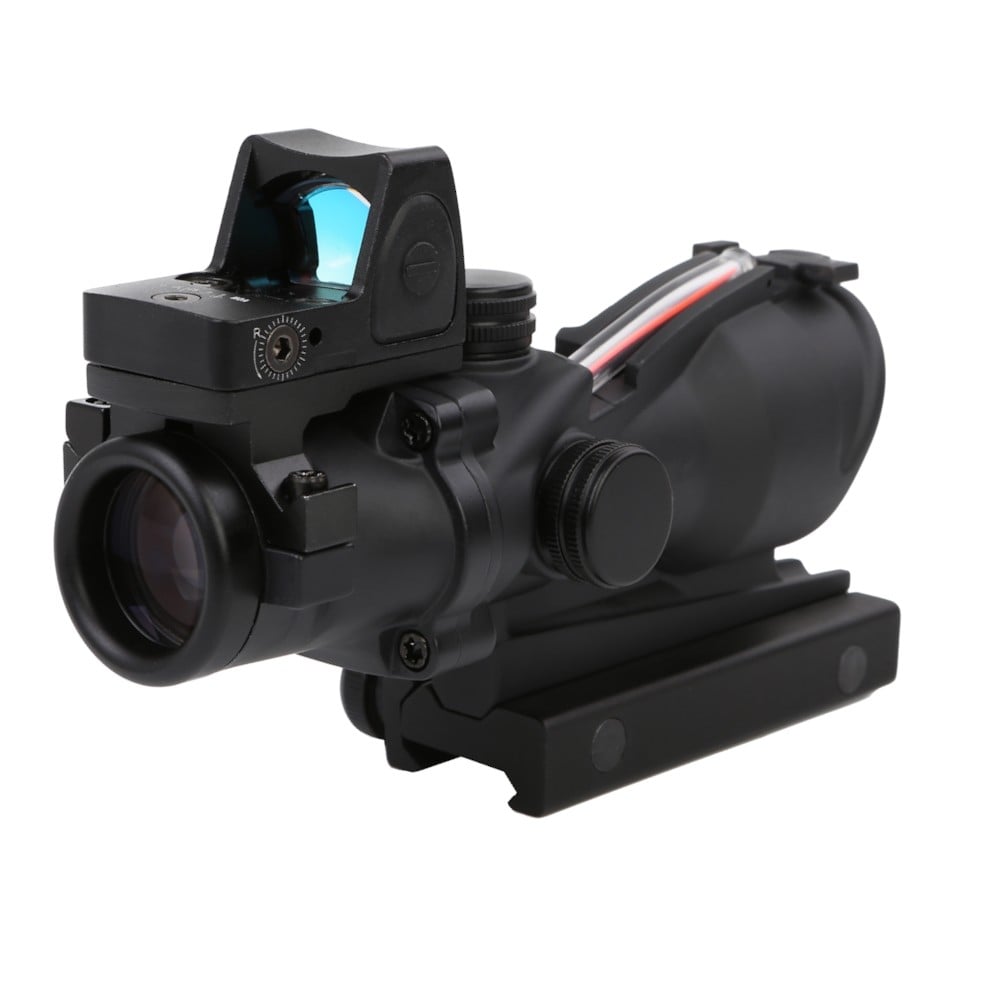 Ottica Compatta 4x32 con Mini Red Dot di BIG DRAGON