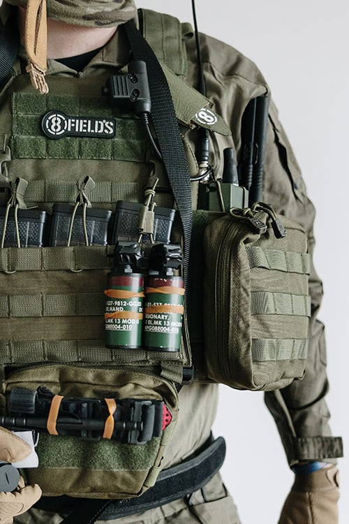 Large GP Pouch - Olive di 8FIELDS