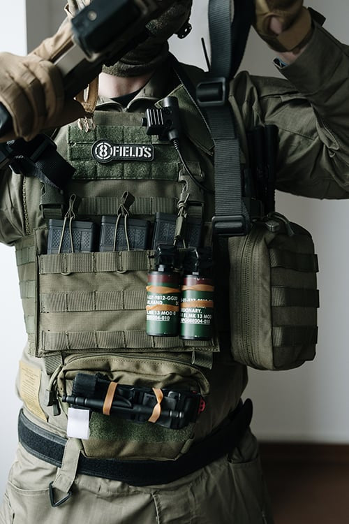 Large GP Pouch - Olive di 8FIELDS