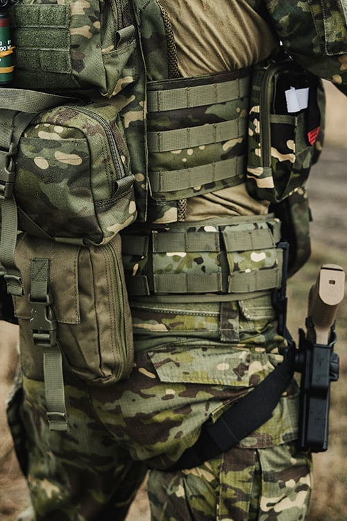 Cintura Tattica Padded MOLLE (XL) di 8FIELDS