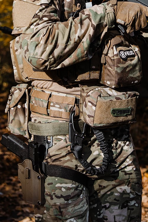 Cintura Tattica Padded MOLLE (XL) - Multicamo di 8FIELDS