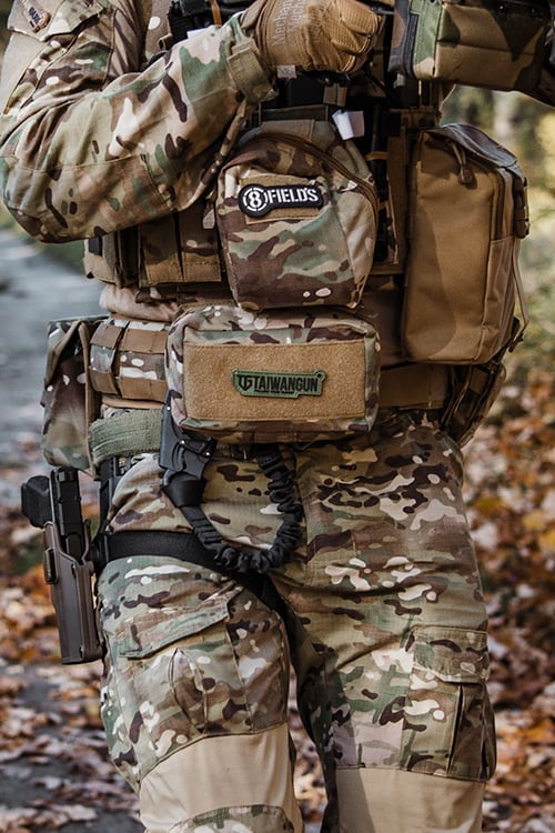 Cintura Tattica Padded MOLLE (XL) - Multicamo di 8FIELDS