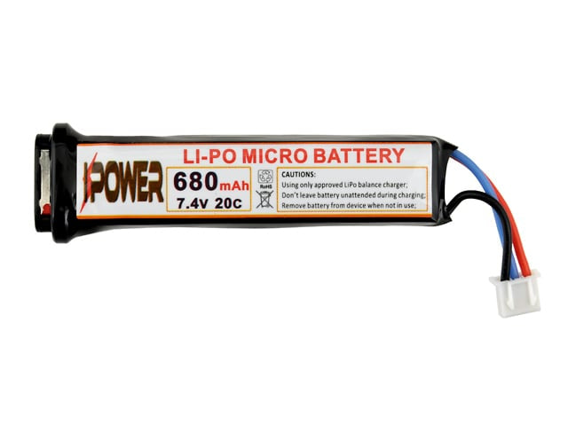 Batteria Li-Po 680mAh 7,4V per Pistole Elettriche di IPOWER