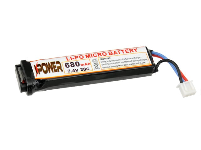 Batteria Li-Po 680mAh 7,4V per Pistole Elettriche di IPOWER