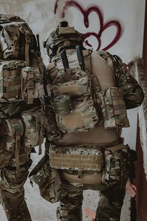 Assault Back Panel Mod.2 - Multicamo di 8FIELDS