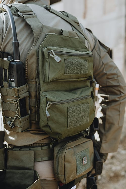 Assault Back Panel Mod.2 - Olive di 8FIELDS