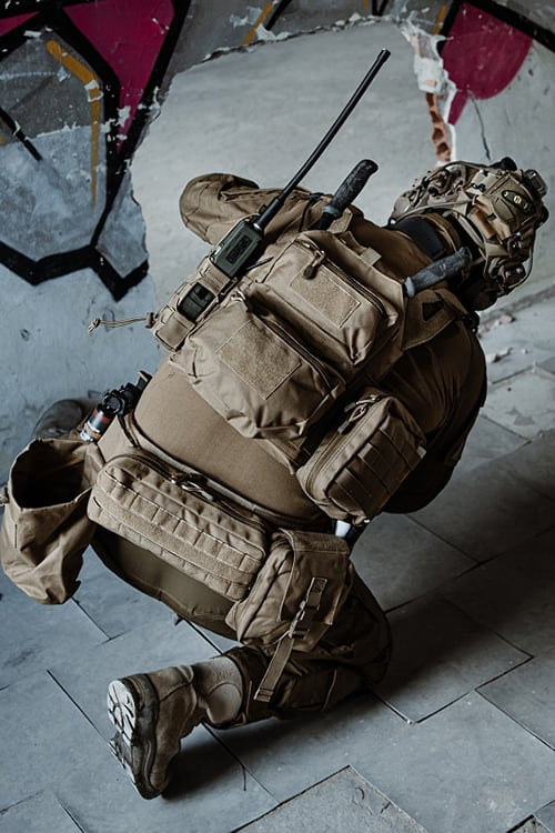 Assault Back Panel Mod.2 - Coyote di 8FIELDS