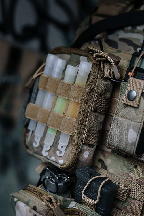 Utility Pouch Multicamo di 8FIELDS
