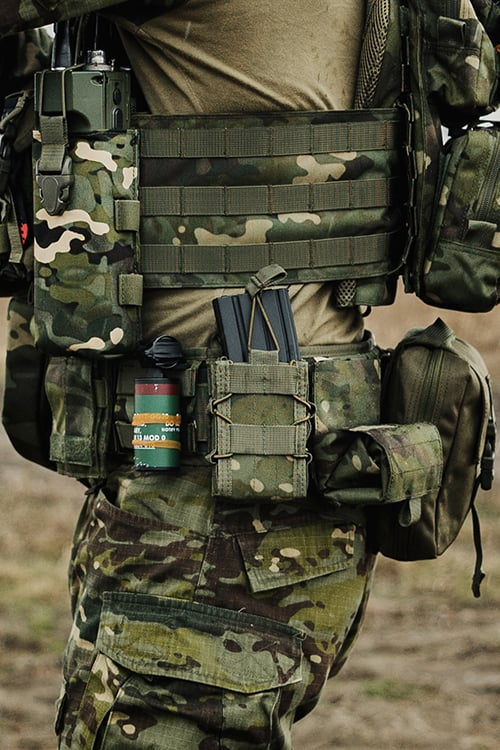 MOLLE Single Rifle Mag Speed Pouch - MT di 8FIELDS