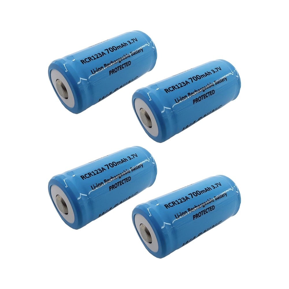 Batterie Li-Ion 16340 Protette - Pacco da 4 di BLUEMAX