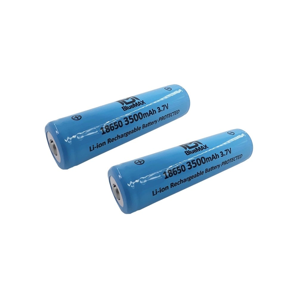 Batterie Li-Ion 18650 3.7V 3500mAh di BLUEMAX